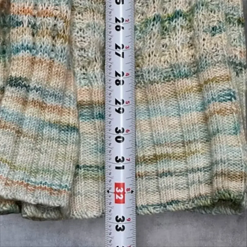 Anthropologie Space-Dyed‎ Multicolored Longline Cardigan Size XS X-Small - Picture 13 of 16